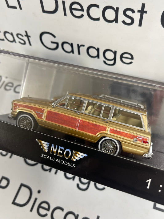 NEO SCALE MODELS Jeep Grand Wagoneer Gold Woody 1:43 Resin Model