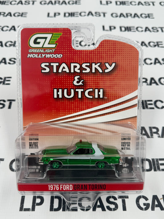 CHASE GREENLIGHT 1976 Ford Gran Torino Starsky & Hutch 1:64 Diecast Hollywood