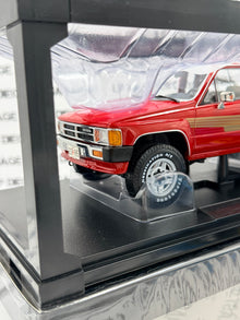 KK Scale 1985 Toyota Hilux Truck Red & Gold Pickup 1:18 Diecast