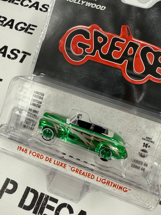 CHASE GREENLIGHT 1948 Ford Deluxe Greased Lightning 1:64 Diecast Hollywood