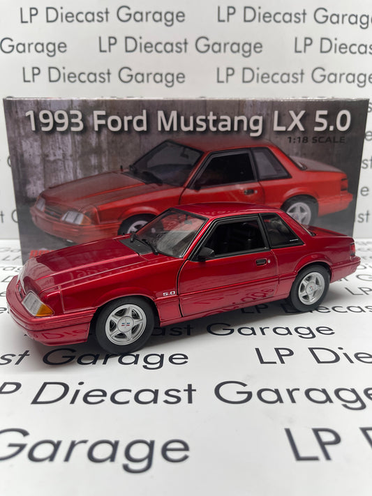 GMP 1993 Ford Mustang LX Electric Red with Black Interior 19003 Coupe 1:18 Diecast