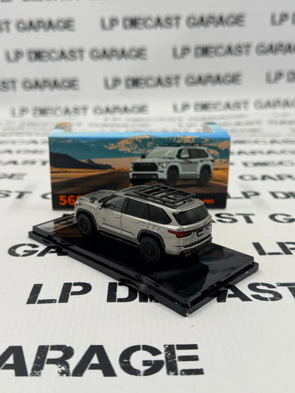 GCD 2024 Toyota Sequoia TRD Pro Silver 1:64 Diecast