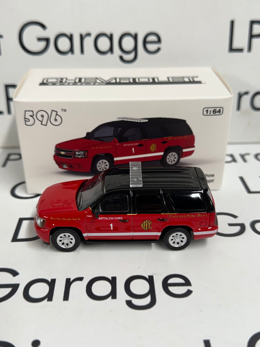 596 Model Chevrolet Tahoe Chicago Fire Dept 1:64 Diecast