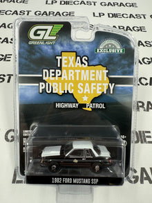 GREENLIGHT 1982 Ford Mustang SSP Texas Dept. Public Safety 1:64 Diecast
