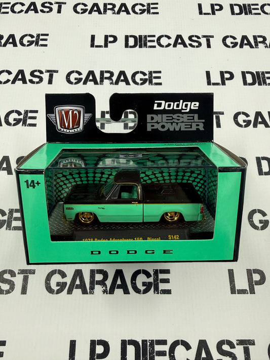 CHASE M2 1978 Dodge Adventurer 150 Diesel Green/ Black 1:64 Diecast
