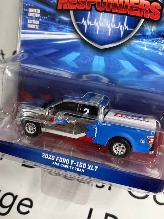 CHROME CHASE GREENLIGHT 2020 Ford F-150 XLT AMR Safety Team 1:64 Diecast First Responders