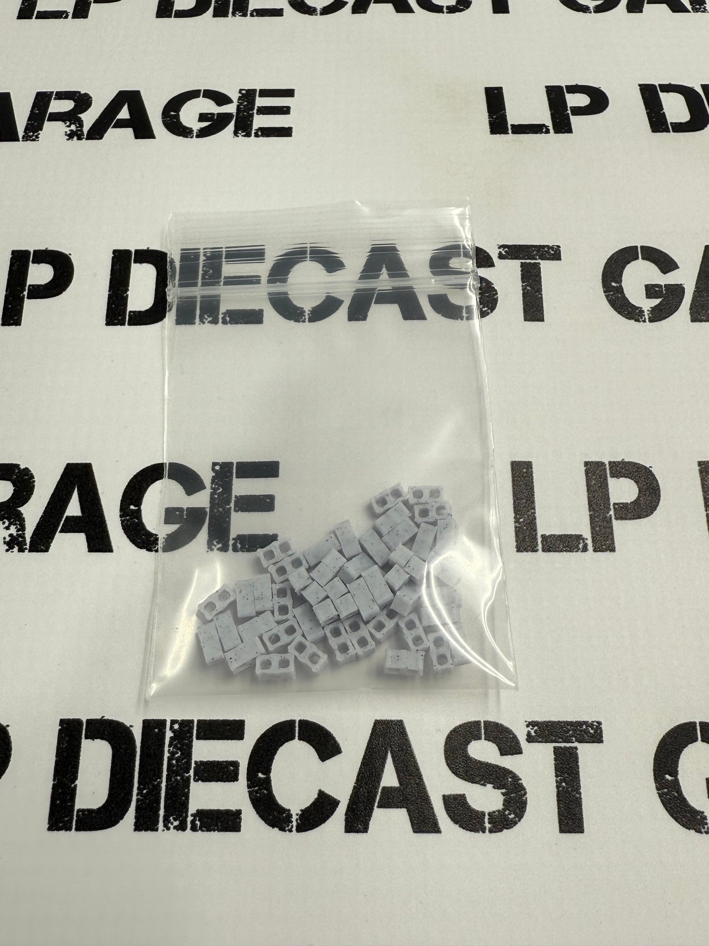 3D Printed Customs Standard Cement Blocks Pack of 50pcs for 1:64 Scale Diecast