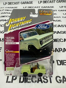 JOHNNY LIGHTNING 1967 Ford Bronco Green 1:64 Diecast Classic Gold