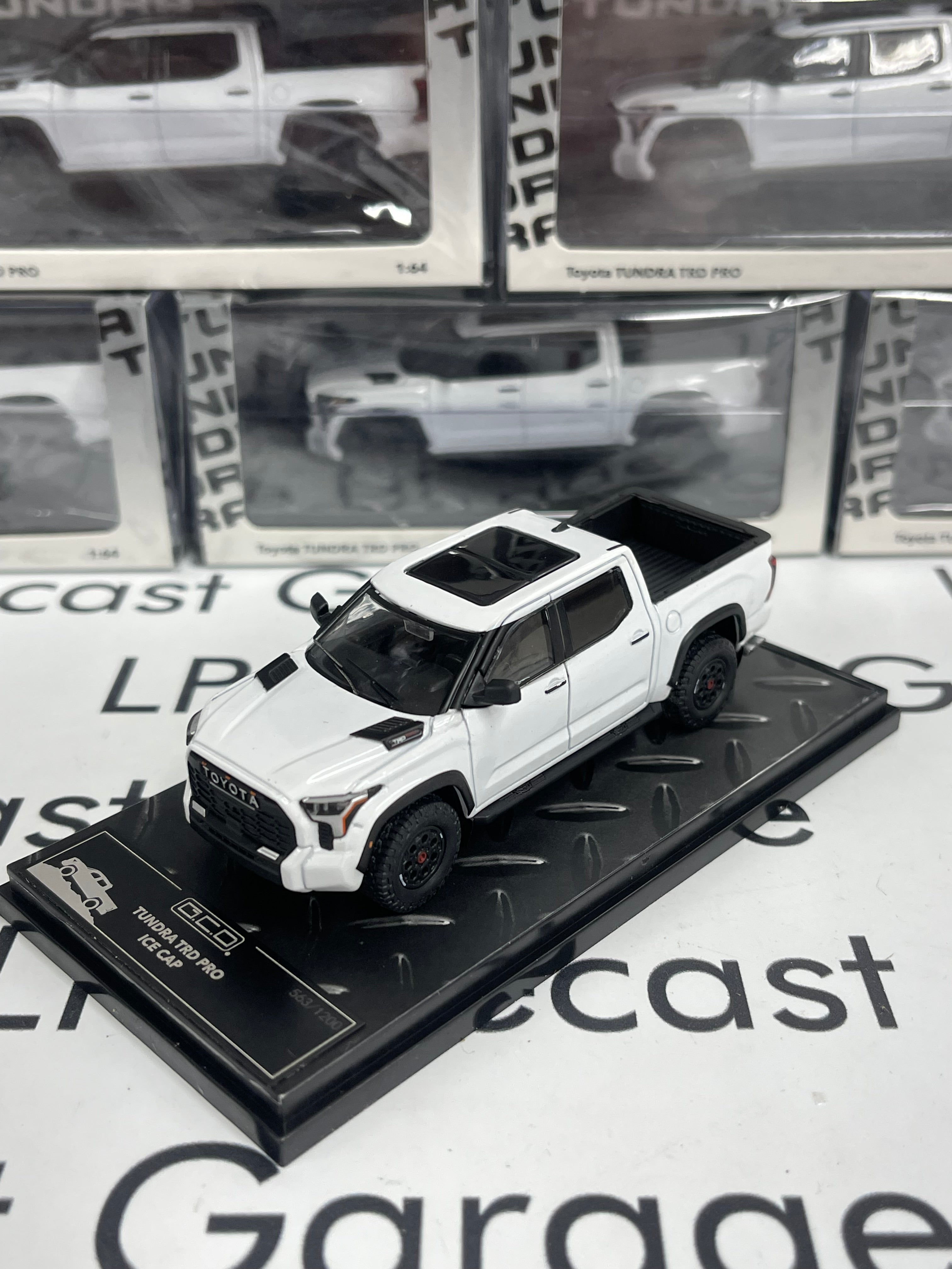 GCD 2024 Toyota Tundra TRD Pro White LP Exclusive 1:64 Diecast