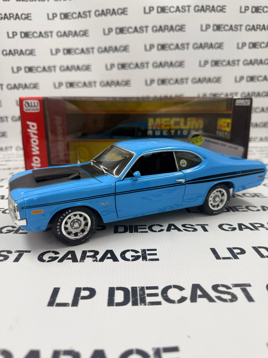 AUTO WORLD 1972 Dodge Demon GSS Petty Blue 1:18 Diecast Mecum Auctions