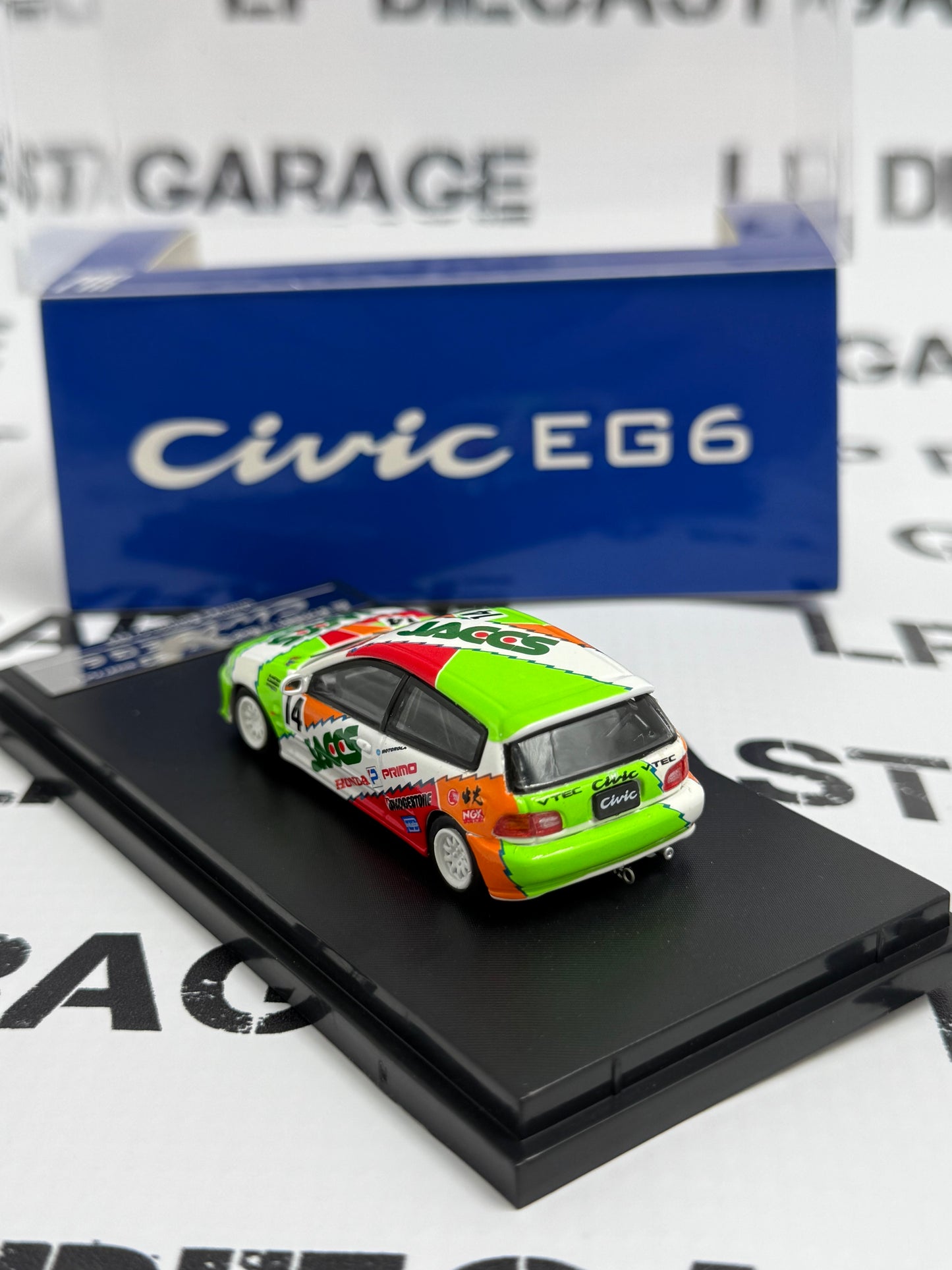 STREET WEAPON Honda Civic EG6 JACCS 1:64 Diecast Limited Edition