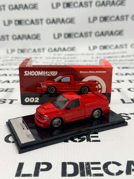 GCD Shoom Dodge Ram SRT10 Red Truck 1:64 Diecast