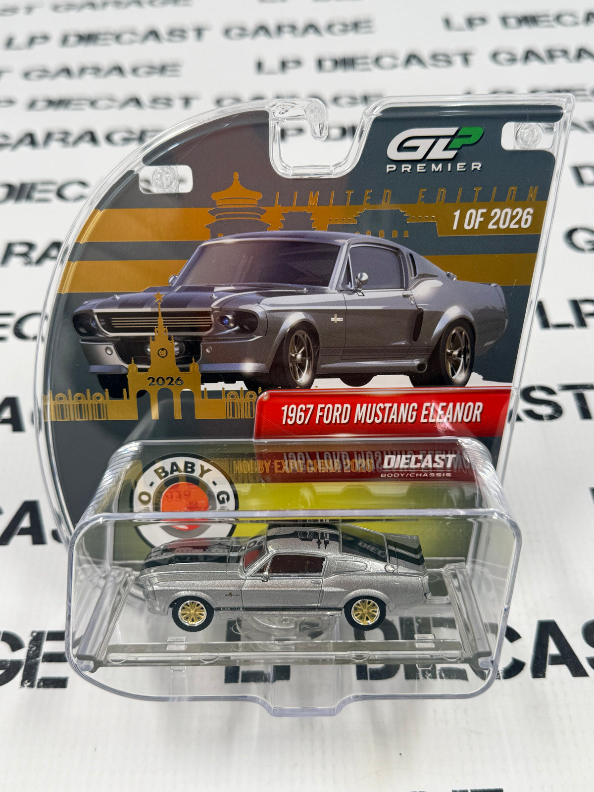 GREENLIGHT 1967 Ford Mustang Eleanor GT500 Hong Kong 1:64 Diecast Expo Exclusive