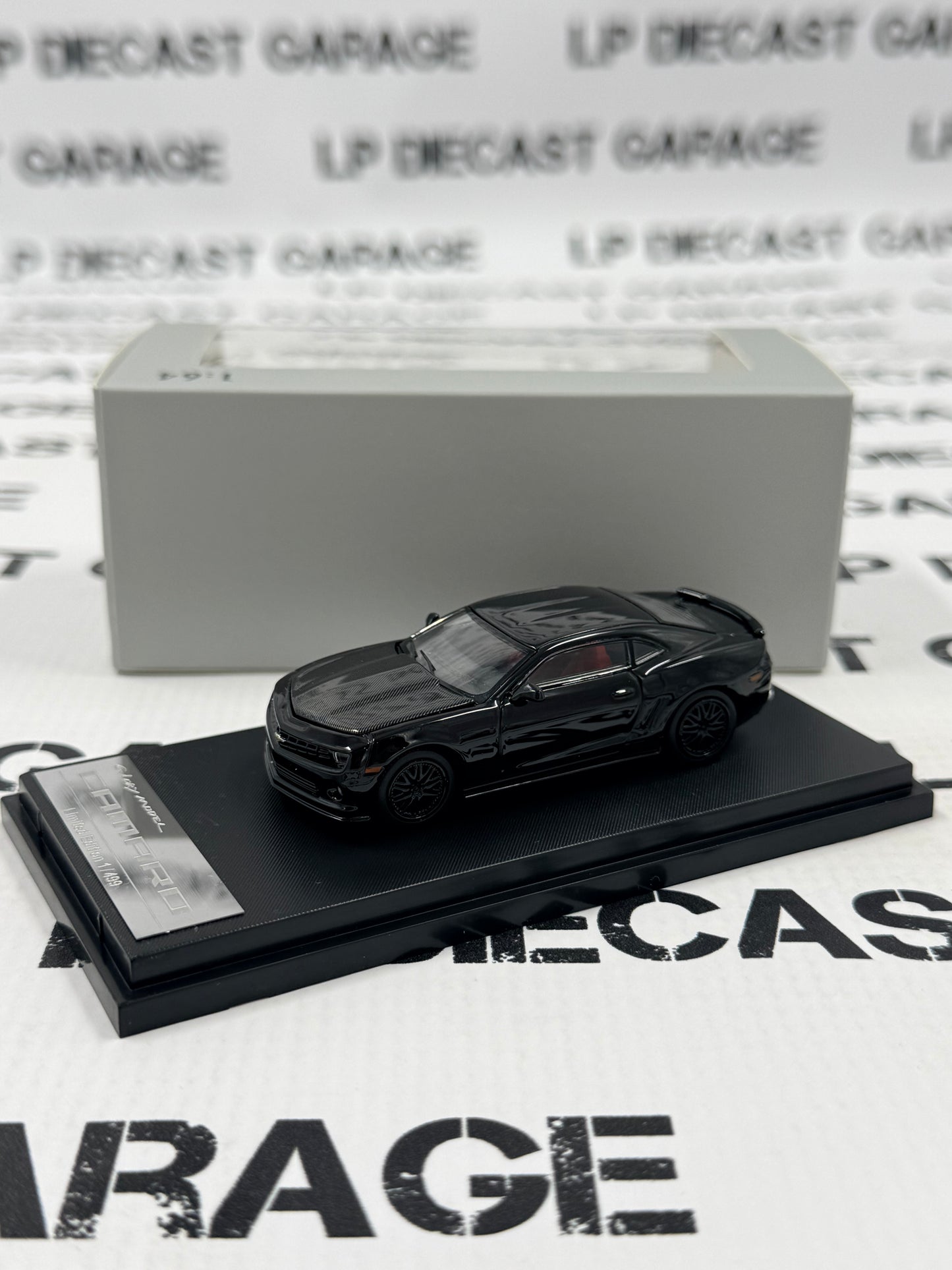 GLORY MODEL 2013 Chevrolet Camaro Black 1:64 Diecast Ghost Player