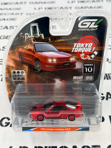 CHROME CHASE GREENLIGHT 1994 Acura Integra GS-R Red 1:64 Diecast Tokyo Torque