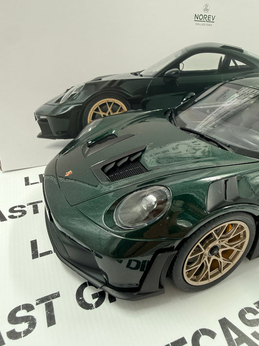 NOREV 2022 Porsche 911 GT3 RS Jetgreen Metallic 1:12 Scale Diecast