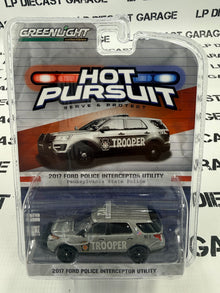 GREENLIGHT 2017 Ford Police Interceptor PA Trooper Pennsylvania State Police 1:64 Diecast SUV