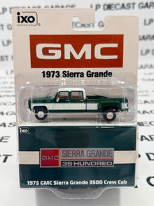 IXO Models 1973 GMC Sierra Grande 3500 Dually Green White 1:64 Diecast