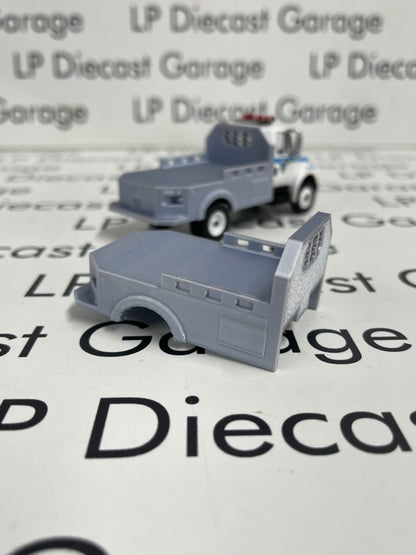 3D Printed Customs Silver Flatbed Fits Greenlight International Durastar 1:64 Diecast Trucks
