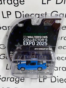 GREENLIGHT 2013 Ford Mustang Shelby GT500 Blue 1:64 Diecast 2025 Expo Exclusive