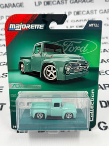 MAJORETTE 1956 Ford F-100 Teal 1:64 Diecast Collector Series
