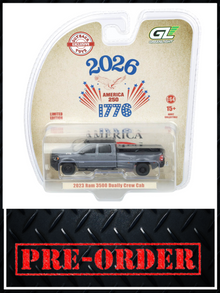 GREENLIGHT 2023 Ram 3500 USA 250 Years 1:64 Diecast OBT Exclusive PRE-ORDER