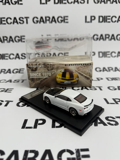 FINE WORKS 64 2010 Chevrolet Camaro White 1:64 Diecast