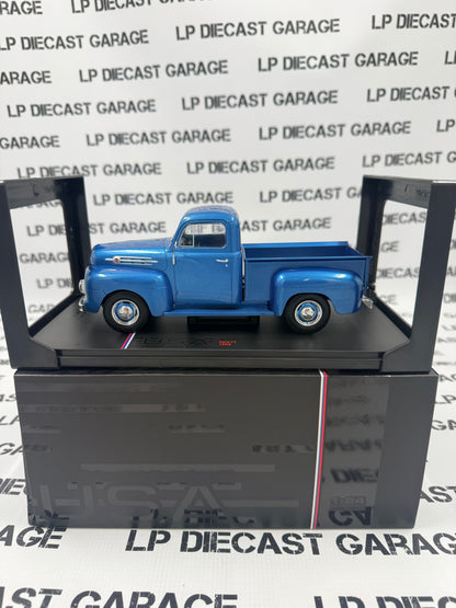 IXO Models 1952 Ford F1 Light Blue Pickup Truck 1:24 Diecast