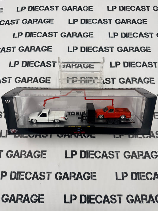 M2 Haulers 1995 Chevrolet C1500 & Chevy S10 w/ Trailer 1:64 Diecast