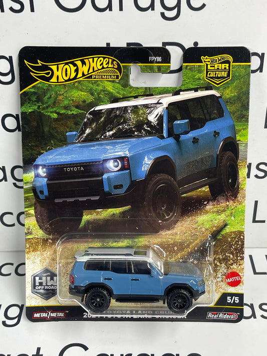 HOT WHEELS 2024 Toyota Land Cruiser Blue 1:64 Diecast Offroad