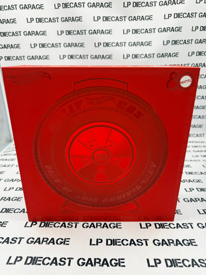 HOT WHEELS 80th Anniversary 16 Car Set Rally Case 1:64 Diecast
