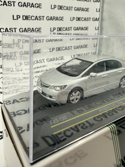 FIRST43 2006 Honda Civic Sedan Silver RHD 1:43 Diecast