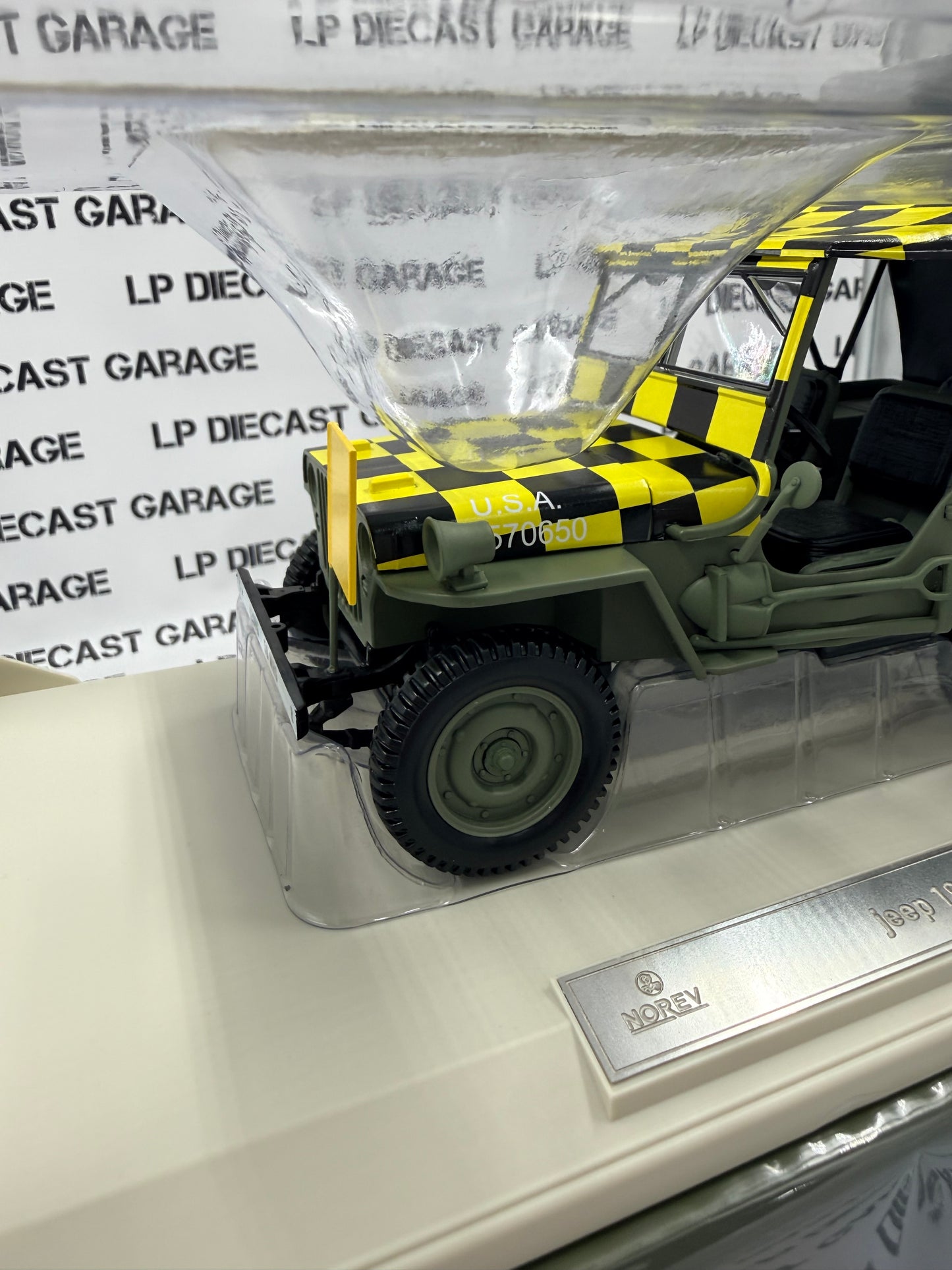 NOREV 1944 Jeep D-Day Follow Me Army 1:18 Diecast Limited Edition Only 200 Made