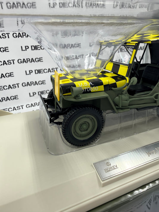 NOREV 1944 Jeep D-Day Follow Me Army 1:18 Diecast Limited Edition Only 200 Made