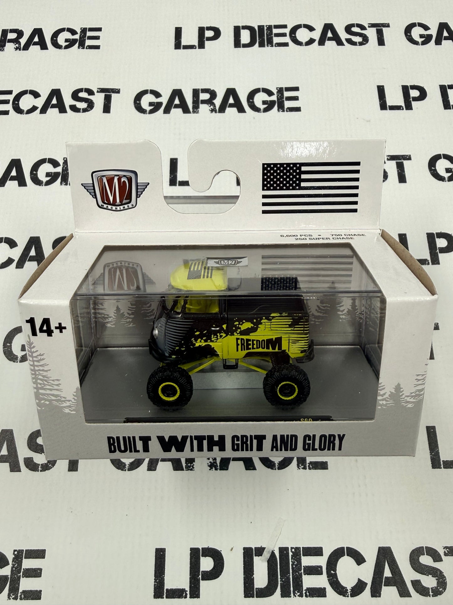 M2 1960 Volkswagen Type 2 Truck FREEDOM 1:64 Diecast Detroit
