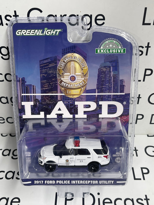 GREENLIGHT 2017 Ford Interceptor Police Utility LAPD 1:64 Diecast