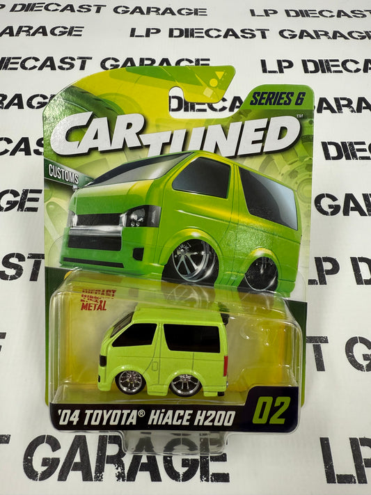 CARTUNED '04 Toyota HiACE H200 Green Van 1:64 Diecast Series 6