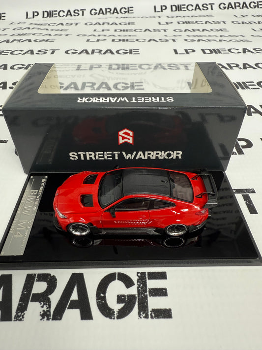 STREET WARRIOR BMW M4 Red Custom 1:64 Diecast