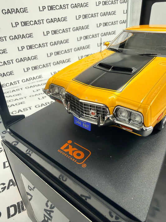 IXO Models 1972 Ford Gran Torino Sport Orange Metallic 1:18 Diecast Limited Edition