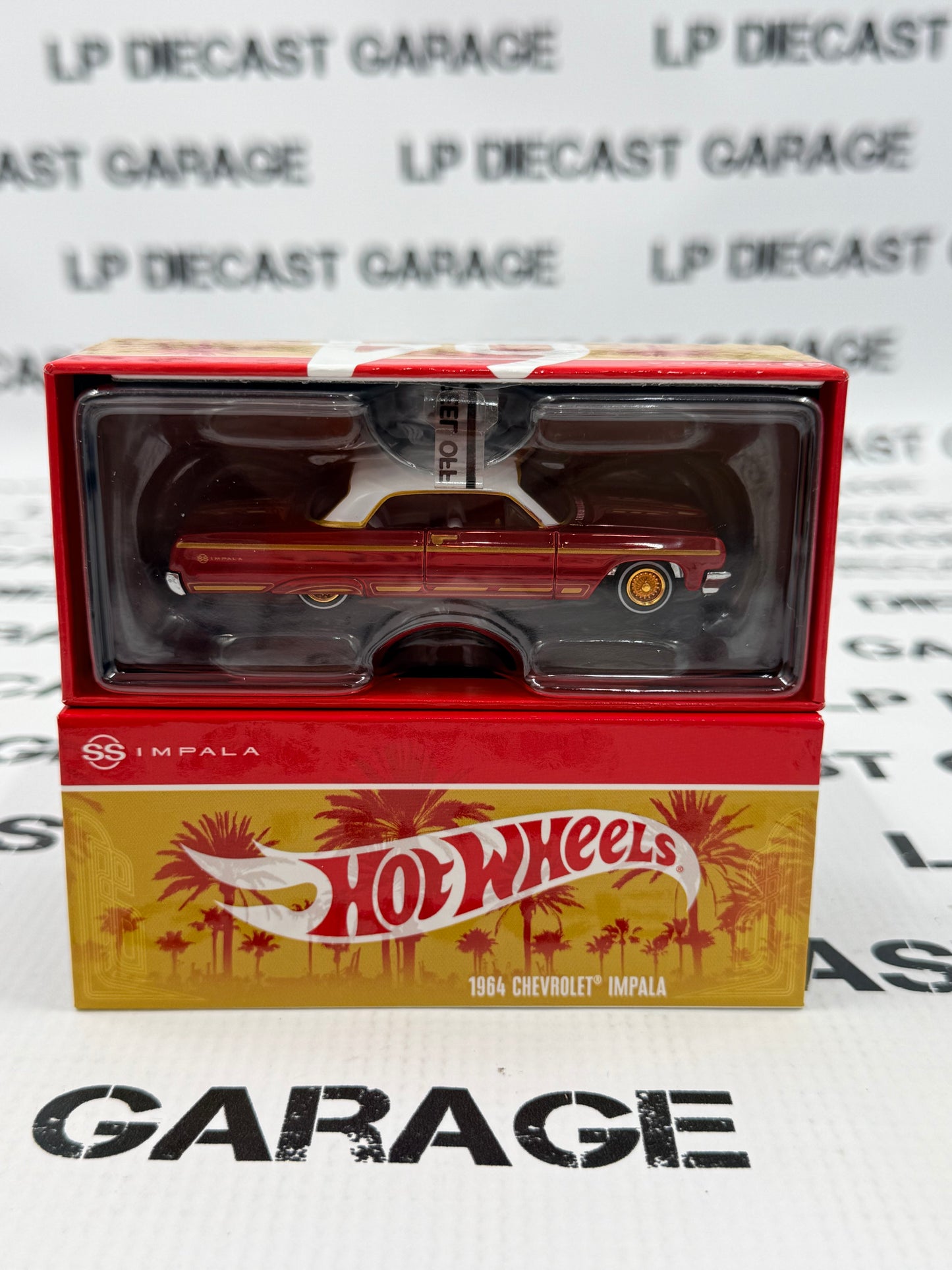 HOT WHEELS 1964 Chevrolet Impala Red RLC Club 1:64 Diecast Collectors