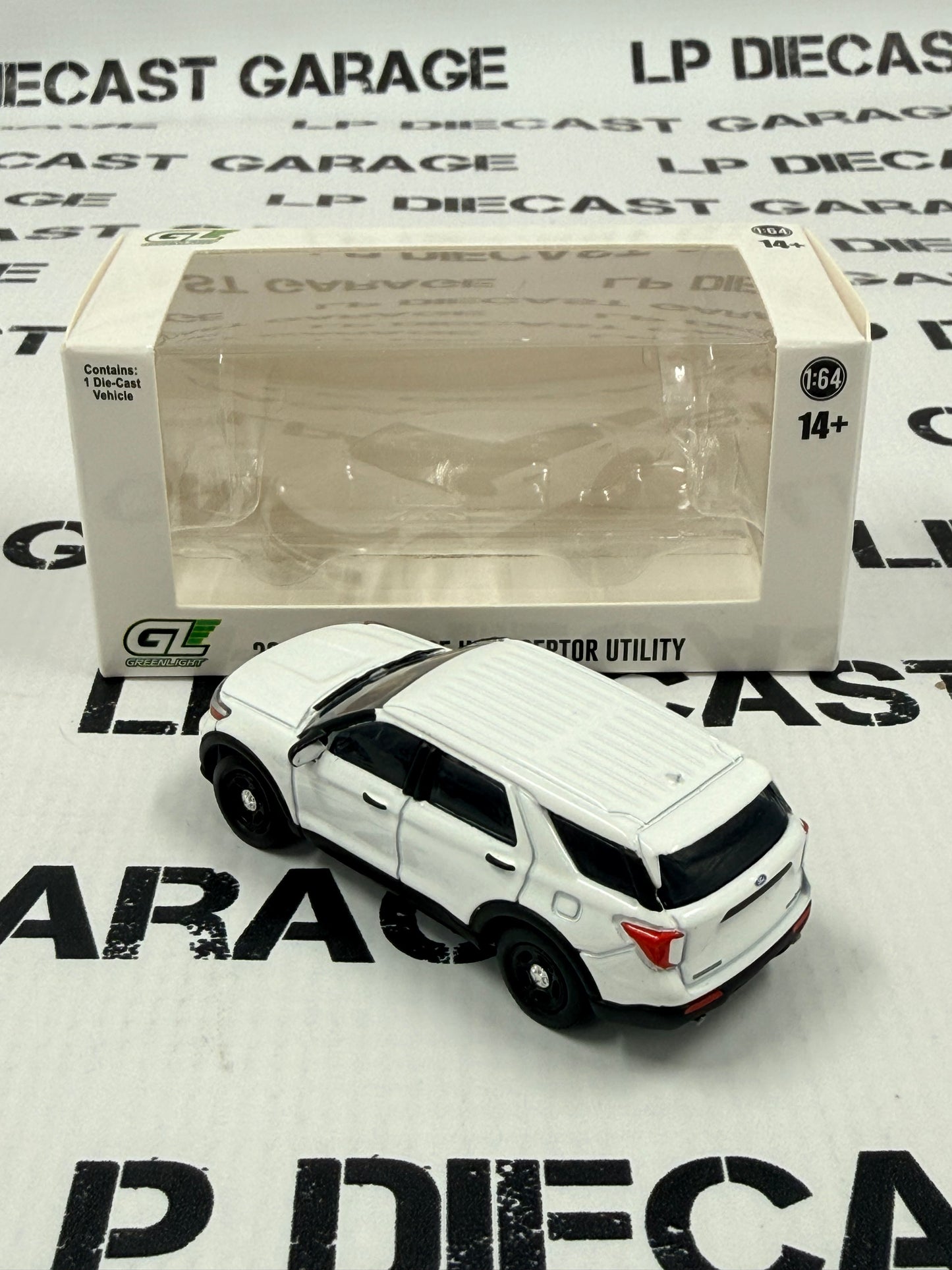 GREENLIGHT 2022 Ford Explorer Police Interceptor White 1:64 Diecast Hobby Exclusive