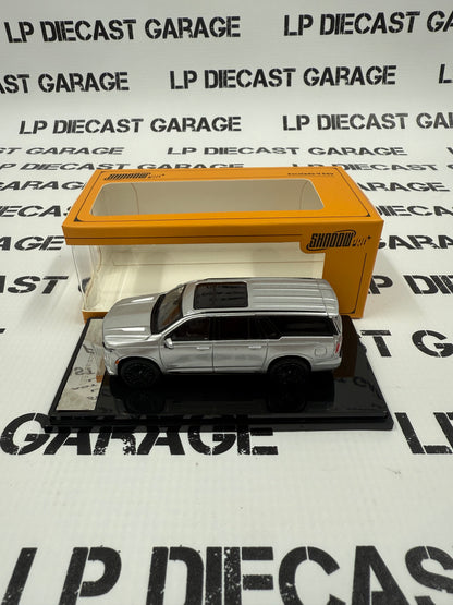 GCD Shadow PRO 2023 Cadillac Escalade ESV Silver 1:64 Diecast