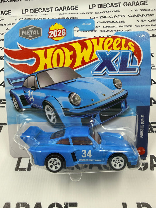 HOT WHEELS Porsche 934.5 Blue 2026 XL 1:43 Diecast
