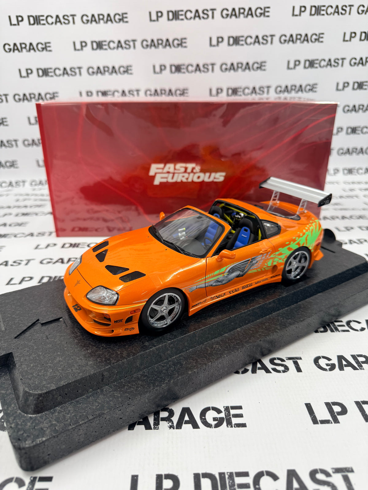 KYOSHO 1994 Toyota Supra Fast & Furious Movie Car 1:18 Diecast Model