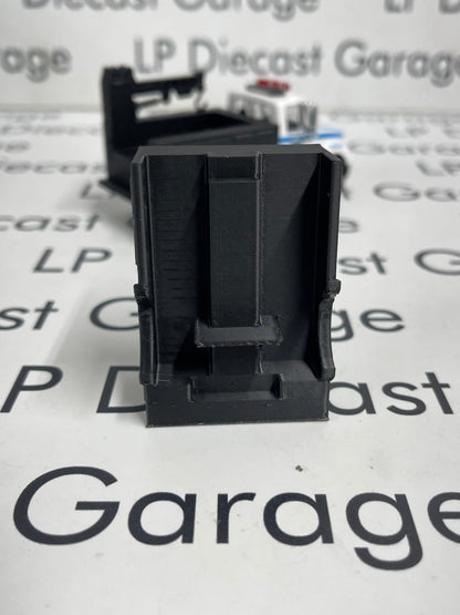 3D Printed Customs Black Service Bed Fits Greenlight International Durastar 1:64 Diecast Trucks