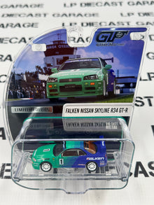 GREENLIGHT Nissan Skyline R34 GT-R Falken Tires 1:64 Diecast Expo Exclusive