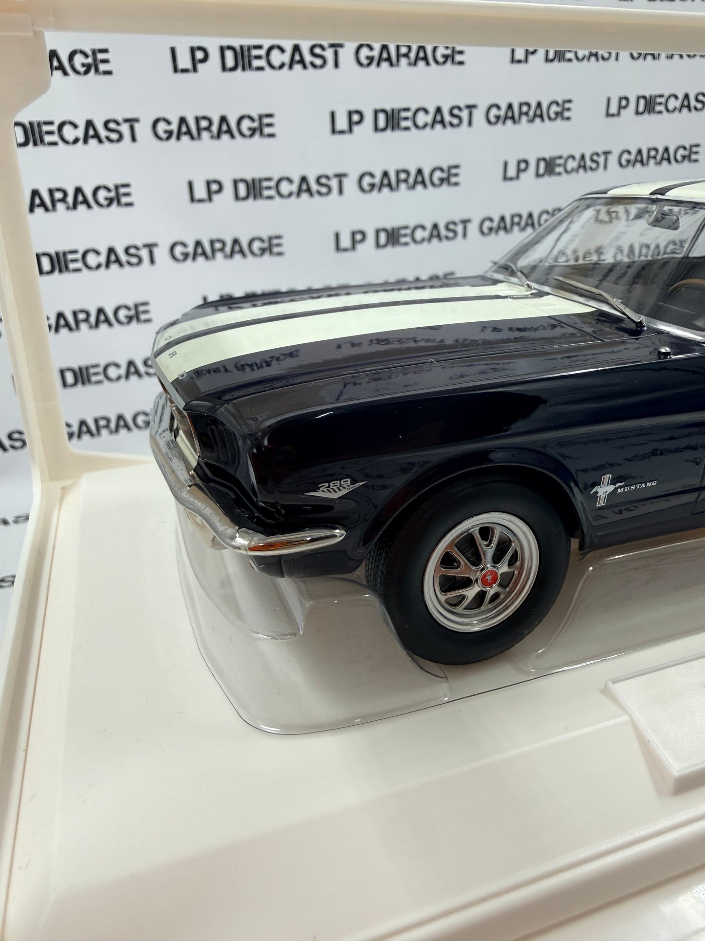 NOREV 1965 Ford Mustang Coupe Nightmist Blue 1:18 Diecast Limited Edition