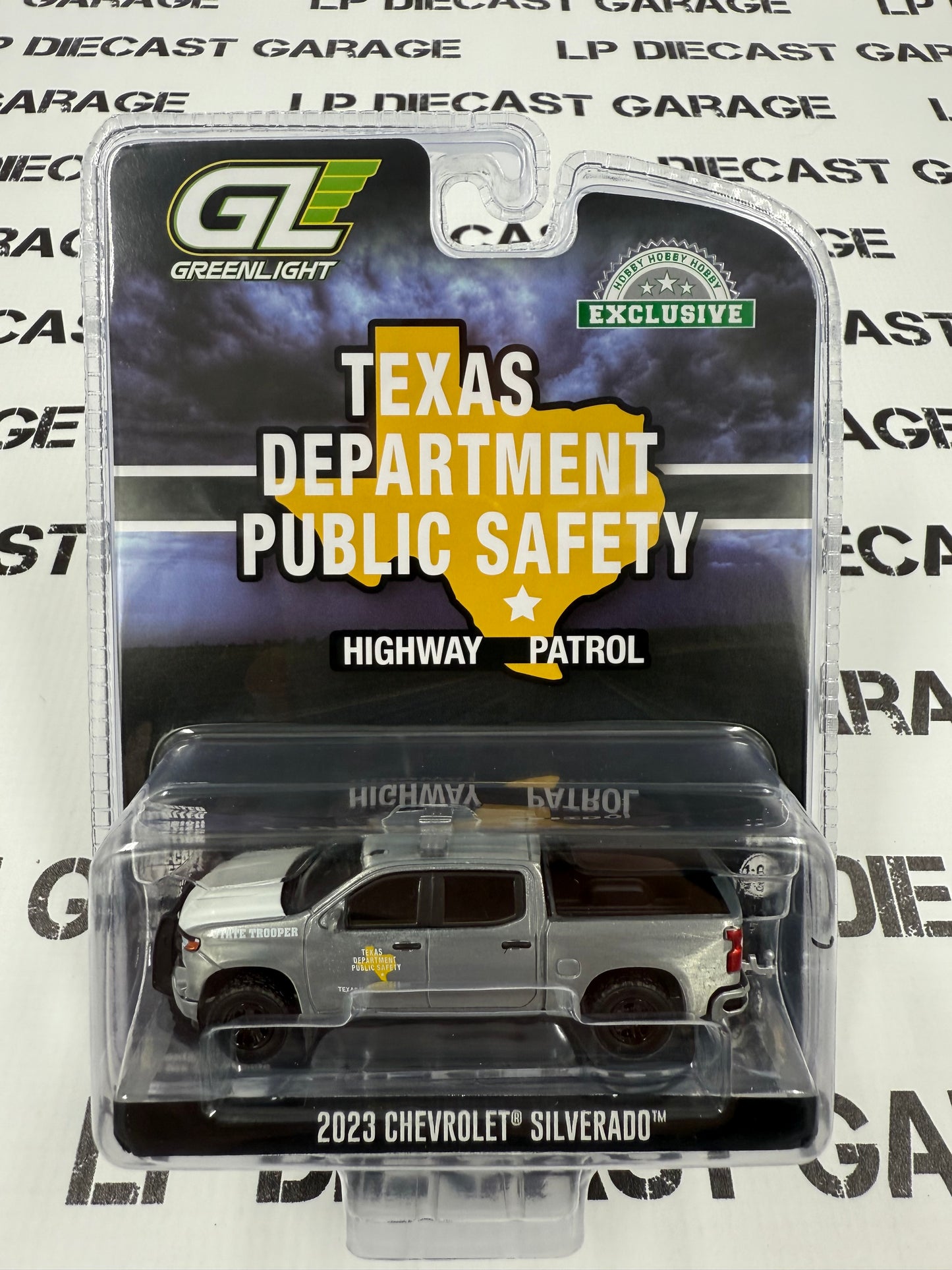 RAW CHASE GREENLIGHT 2023 Chevrolet Silverado Texas Dept. Public Safety 1:64 Diecast