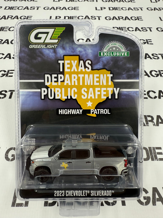 RAW CHASE GREENLIGHT 2023 Chevrolet Silverado Texas Dept. Public Safety 1:64 Diecast