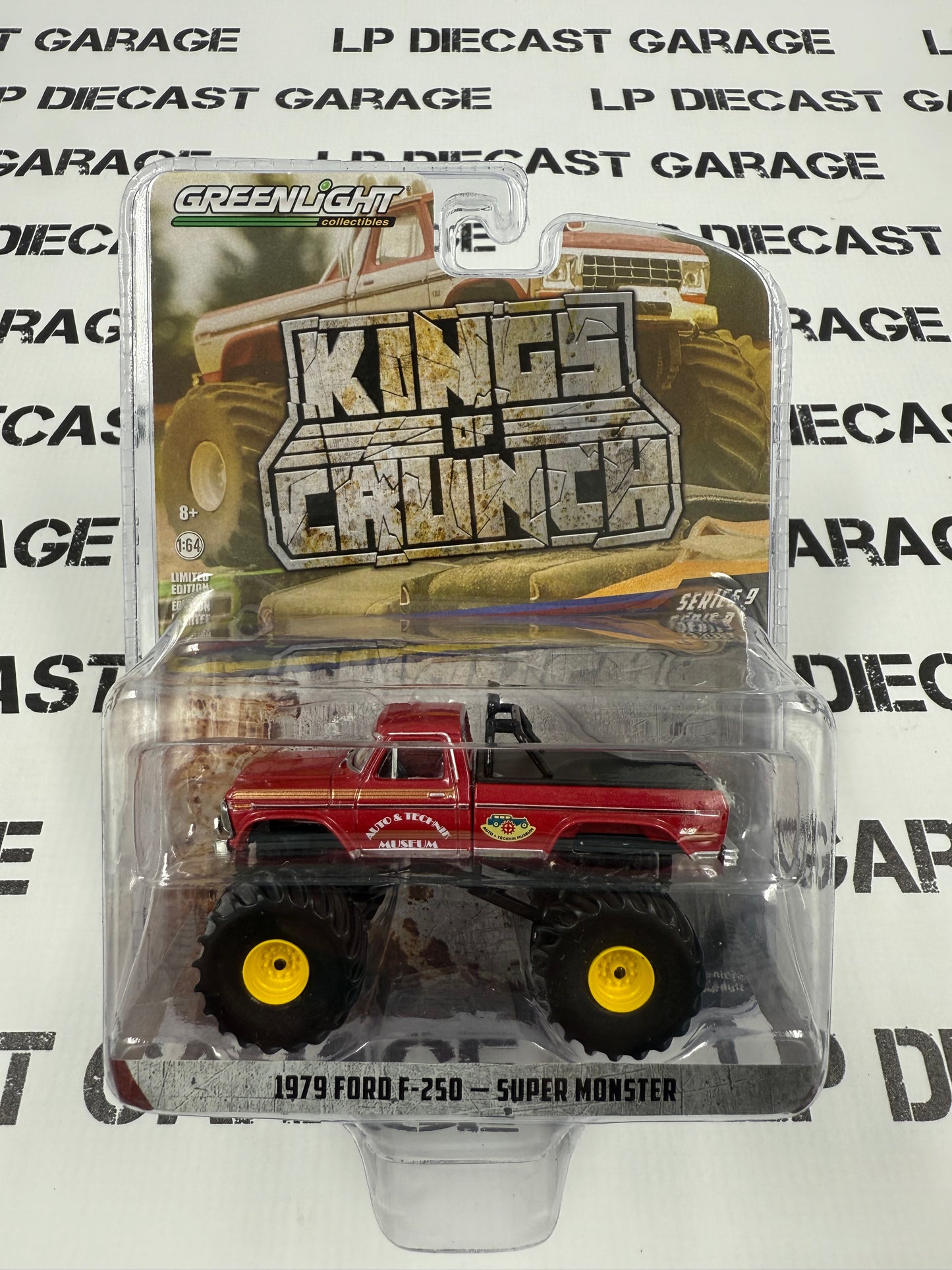 GREENLIGHT 1979 Ford F-250 Super Monster 1:64 Diecast King of Crunch